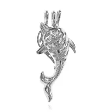 Открывающийся аромамедальон Дельфин, 4х2 см AMK021