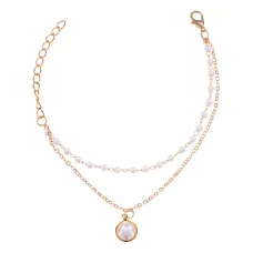 Браслет с искусственным жемчугом, 20 см BS850