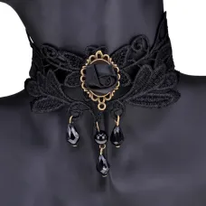 Кружевной чокер Роза, 37,5см CR021