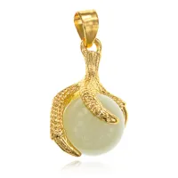 Светящийся кулон Коготь орла, цвет свечения – зеленый LGK048