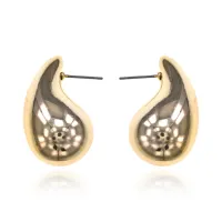 Серьги Капля, 3х1,5х1см, цвет золотой SE308-01