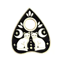 Значок Два кота, 3х2.5см ZN136