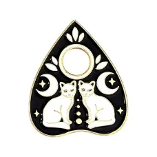 Значок Два кота, 3х2.5см ZN136