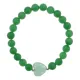 Браслет Сердце из нат.камня Нефрит 8мм BS-SM-S-13