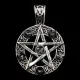 Амулет Защитная пентаграмма, металл, цвет серебр. ASV004-BK