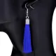 Серьги-кисточки, 7,5х1х1см, цвет синий SE306-04