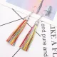 Серьги-кисточки, 7,5х1х1см, разноцветные SE306-05