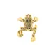 Серьга-кафф Лягушка, цвет золотой SE307