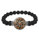 Браслет из черного агата Коловрат BSBA-094