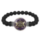 Браслет из черного агата Знак Богини BSBA-096