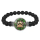 Браслет из черного агата Печать Велеса BSBA-098