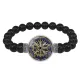Браслет из черного агата Вегвизир BSBA-099