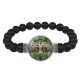 Браслет из черного агата Дерево жизни BSBA-105