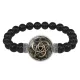 Браслет из черного агата Уроборос BSBA-114