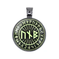 Светящийся амулет Руны Пива (защита от магии) ALE1443