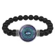 Браслет из черного агата Мандала Защиты от сглаза BSBA-122