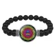 Браслет из черного агата Мандала Примирения BSBA-133