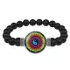 Браслет из черного агата Мандала Отражения BSBA-140
