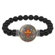 Браслет из черного агата Мандала Успеха BSBA-145