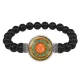Браслет из черного агата Мандала Ганеши BSBA-150