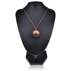 Светящийся кулон Меркурий, d.2см BJK463-01