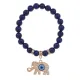 Браслет Слон (мудрость, сила, долголетие) нат.камень Лазурит 8мм BS-CR-0220