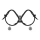 Парные браслеты Ом, цвет черный BS781-01