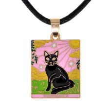 Кулон Tarot Черная кошка - Temperance AD-AM1-02