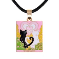 Кулон Tarot Черная кошка - The Lovers AD-AM1-06