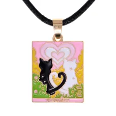 Кулон Tarot Черная кошка - The Lovers AD-AM1-06