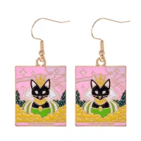 Серьги Tarot Черная кошка - The Empress AD-SE1-08