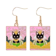 Серьги Tarot Черная кошка - The Empress AD-SE1-08