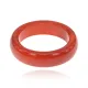 Кольцо из агата, размер 8, цвет красный KL115-06