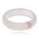 Кольцо из агата, размер 7, цвет белый KL428-B-07