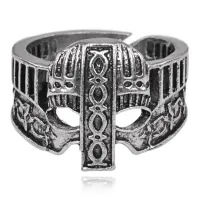 Безразмерное кольцо Шлем Викинга, 17,5мм KL583