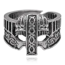 Безразмерное кольцо Шлем Викинга, 17,5мм KL583