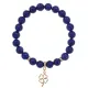 Браслет Клевер (удача, везение) нат.камень Лазурит 8мм BS-CR-0730