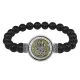 Браслет из черного агата Печать Велеса BSBA-152