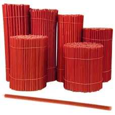 Свеча восковая Красная № 30, 295х8,5мм, время горения 2ч30мин SVR-030