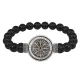 Браслет из черного агата Вегвизир BSBA-157