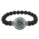 Браслет из черного агата Пацифик BSBA-161