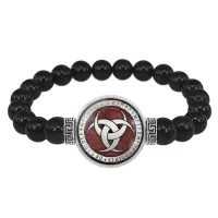 Браслет из черного агата Гайлах BSBA-162