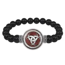 Браслет из черного агата Гайлах BSBA-162