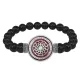 Браслет из черного агата Черное солнце BSBA-166