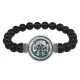 Браслет из черного агата Фазы Луны BSBA-174