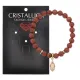 Браслет Ладонь (защита от сглаза и зла) синт.камень Корич. авантюрин 8мм BS-CR-0781