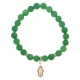 Браслет Ладонь (защита от сглаза и зла) нат.камень Нефрит 8мм BS-CR-0793