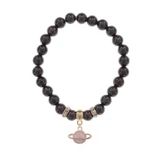 Браслет Сатурн (гармония и дисциплина) нат.камень Гранат 8мм BS-CR-0276