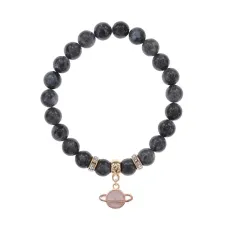 Браслет Сатурн (гармония и дисциплина) нат.камень Лабрадор 8мм BS-CR-0278