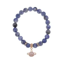 Браслет Сатурн (Гармония и Дисциплина) нат.камень Содалит 8мм BS-CR-0288